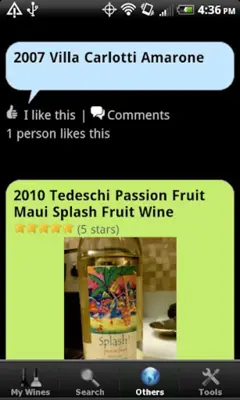 Wine - List, Ratings & Cellar android App screenshot 0